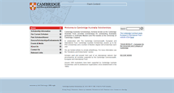 Desktop Screenshot of cambridgeaustralia.org.au